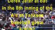 Derek Jeter at bat in the 8th inning - A's vs Yankees