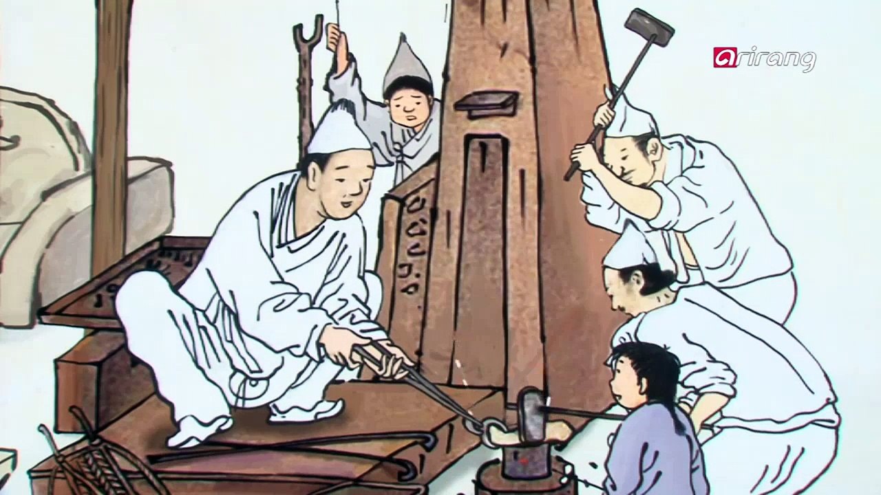 The genre paintings by Kim Hong-do