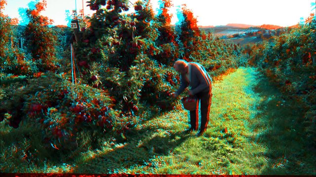 Moving Holograms anaglyph stereoscopic 3D Demo (July 2009)