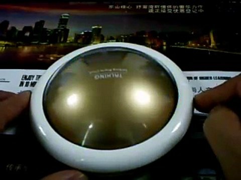 UFO LCD Talking Alarm Clock Thermometer with Flash Light