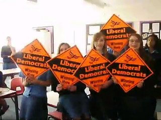 Nonsuch High School Mock Election - Liberal Democrat Campaign Video
