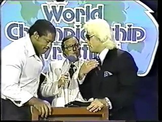 GCW - Ric Flair Tony Atlas Confrontation