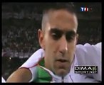 L'hymne national Algerien lors du match Algérie-Angleterre ( Mbolhi et Saadane pleurent)