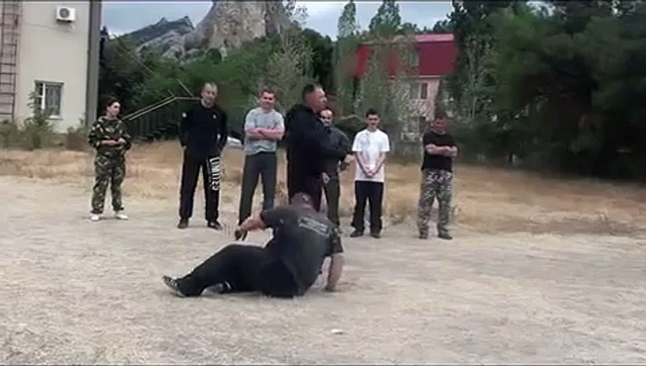 Stop a running man . Systema - Russian Martial Art - Hand to Hand Combat . A. Solovyev