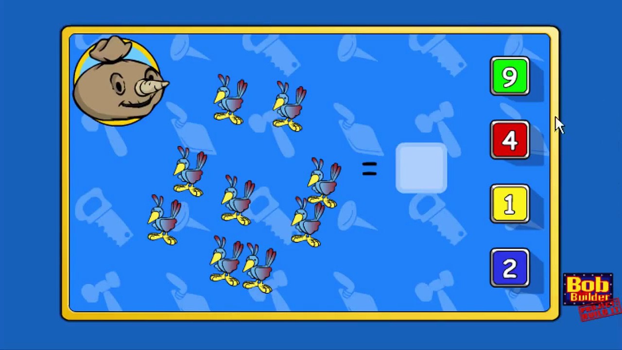 Bob the Builder Spuds Counting Game Animation Sprout PBS Kids Game Play Walkthrough