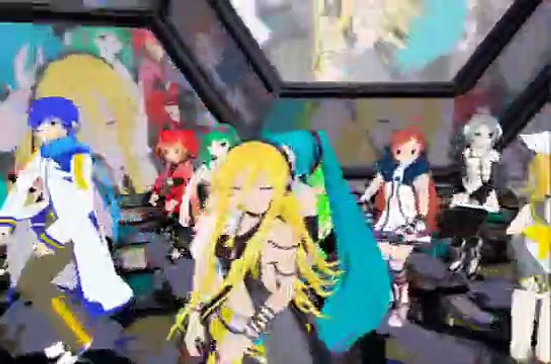 19 Vocaloids - Lily Lily Burning Night [MMD]