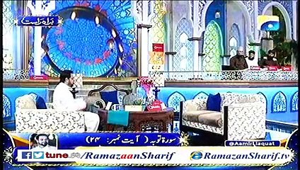 11th Sehar Aghaz e Sehar and Ishq main Rang Jao  in Ramzan Sharif 29-6-2015 on Geo Tv