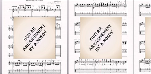 Besame mucho (C.Velasques) Sheet music for guitar