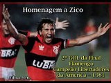 ZICO -  Gol de falta (Libertadores 1981 - Homenagem) - Narr.:Jorge Cury