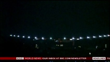 BBC ソーラー飛行機 月曜午前3時ごろ名古屋を離陸、120時間かけてハワイへ
