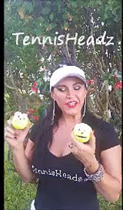 Funny Tennis Ball TennisHeadz 2