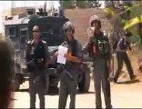 Israeli Army Shooting at peaceful demonstrators