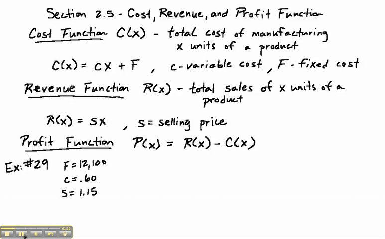 2 5 Cost Revenue Profit Video Dailymotion
