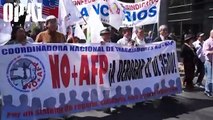 CHILE: EXIGEN EL FIN DE LAS AFP, SISTEMA DE PENSIONES IMPUESTO POR LA DICTADURA