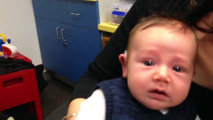 Baby Boy Hears For First Time