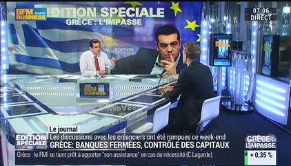 "La Grèce est placée dans l'antichambre de la zone euro": Frédérik Ducrozet - 29/06