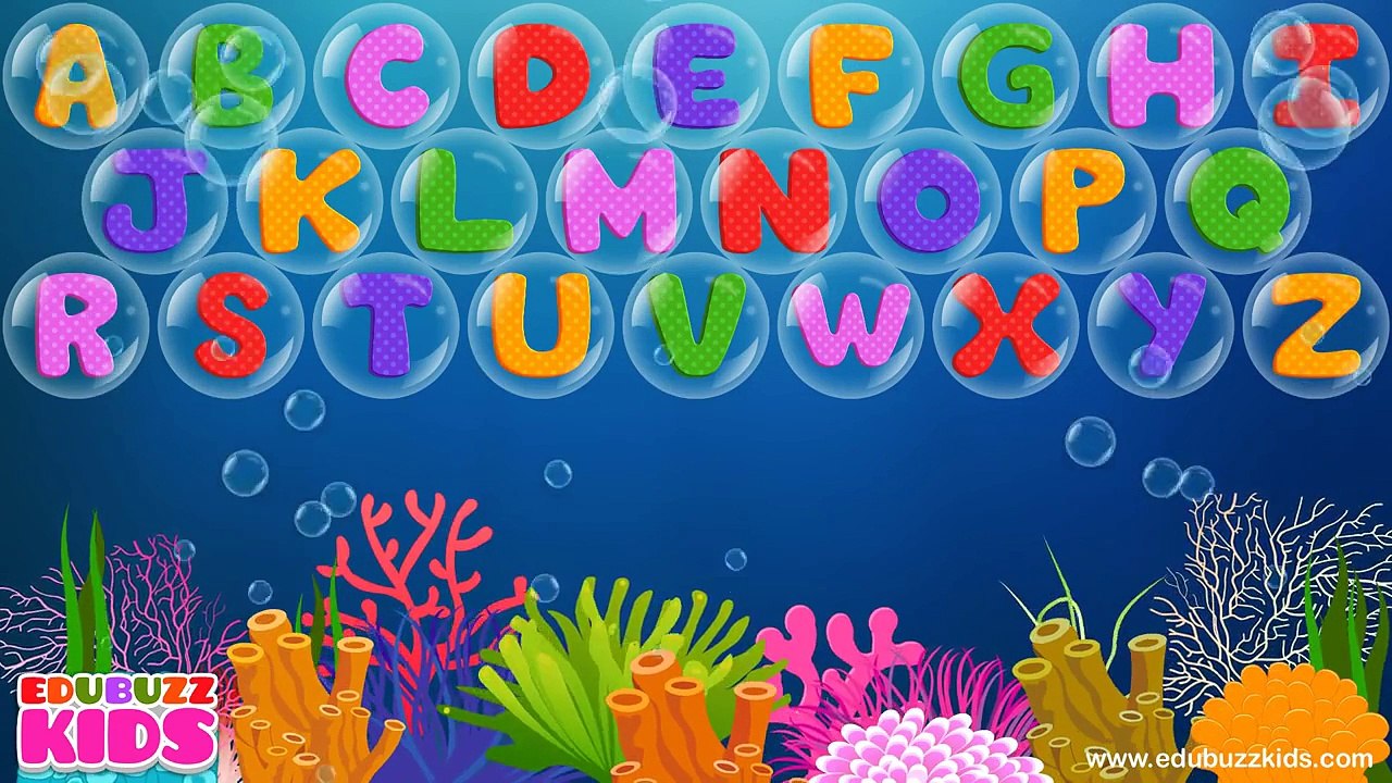 ABC Songs for Children - ABCD Song in Under Sea - Phonics Songs & Nursery Rhymes