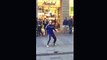 Jaw dropping soccer ball tricks by a talented performer in Sydney CBD taken on 28 Jun 2015.
