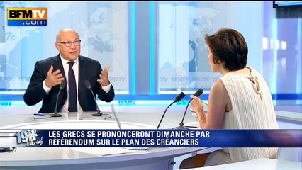 "La Grèce est en danger" mais ne fera pas "couler le bateau euro", assure Michel Sapin