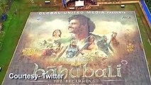 World's Biggest Movie Poster Unveiled - Baahubali Sets World Record