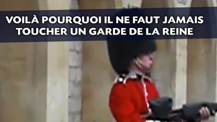 Pourquoi ne faut-il jamais toucher un garde de la reine