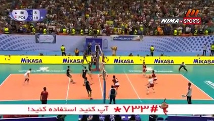 Highlight Volleyball : Iran - Poland Game 2 Tehran