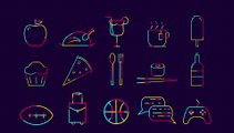 After Effects Project Files - 61 Stroke Colored Icons - VideoHive 9136391