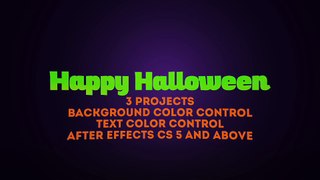 After Effects Project Files - Happy Halloween Party Ident - VideoHive 9101998