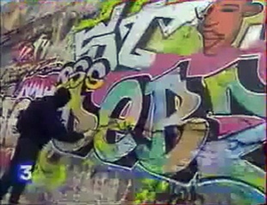 Reportage sur le graffiti passé dans le 12-14 de FR3