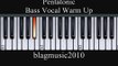 Pentatonic Scale Bass Vocal Warm Up Exercise 1 121 12321 - Riff and Run Development