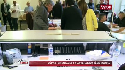 Départementales : A la veille du 3ème tour