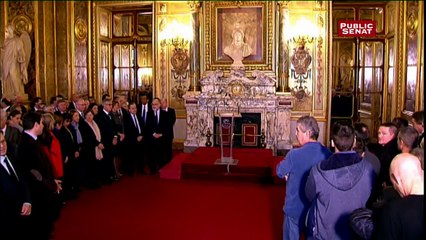 La minute de silence après l'attaque de Charlie Hebdo