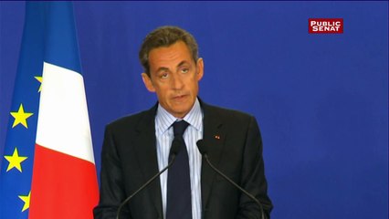 Réaction de Nicolas SARKOZY aux attentats sur Charlie Hebdo du 07/01/15