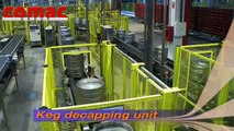 Comac High Speed Kegging line - Heineken Sevilla 1,000 kegs/hour