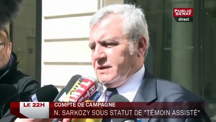 Compte de campagne : Nicolas Sarkozy sous statut de "témoin assisté"