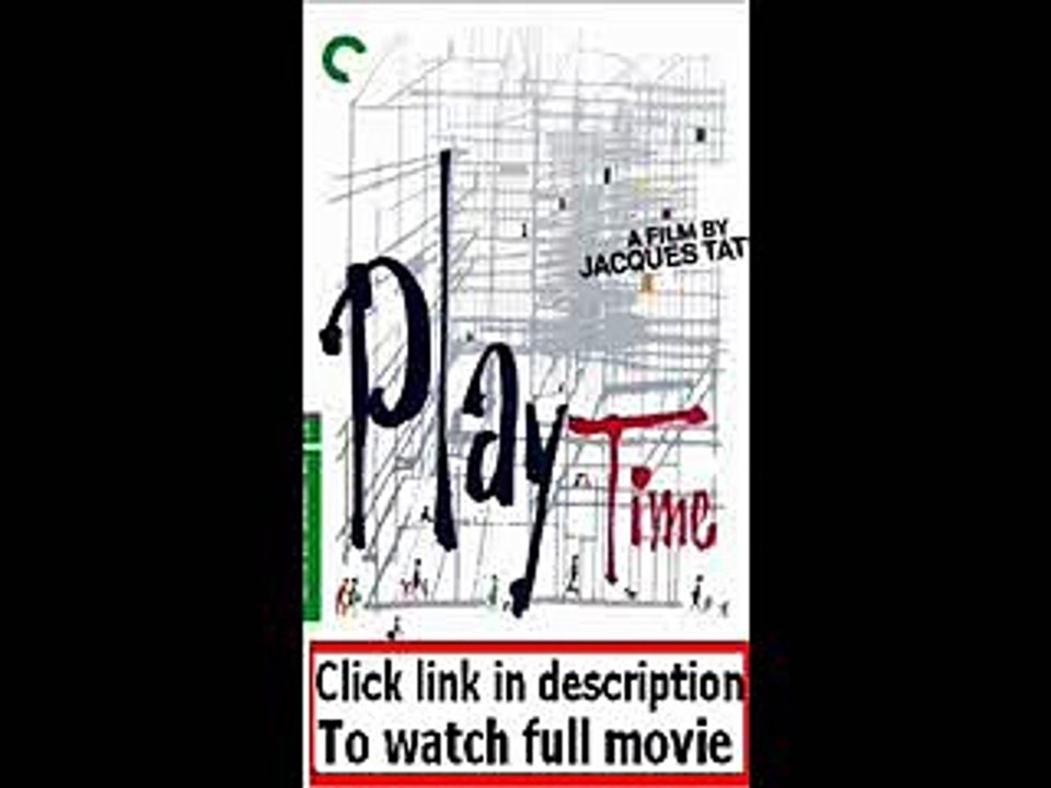 Playtime (1967)  Full movie