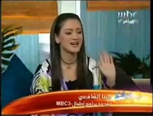 مقابلة لجين عمران لي دانيه الشافعي مذيعة قناة الاطفال