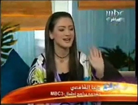 مقابلة لجين عمران لي دانيه الشافعي مذيعة قناة الاطفال