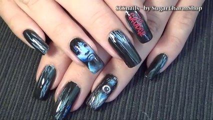 The Grudge Inspired Nail Art Tutorial - Halloween Horror