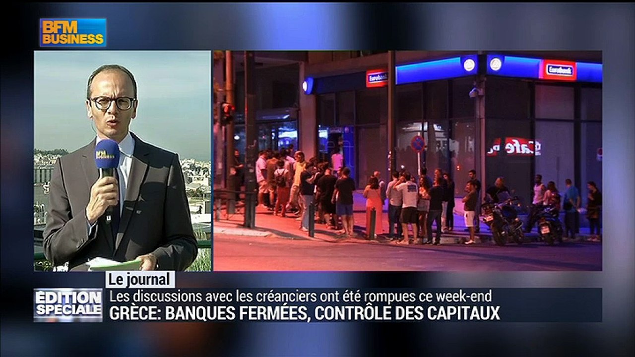 Grèce: Banques fermées, contrôle des capitaux