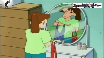 shinchan - merawat buguru Ageo yang sakit ( Dub Malay )