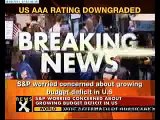 US AAA credit rating downgraded