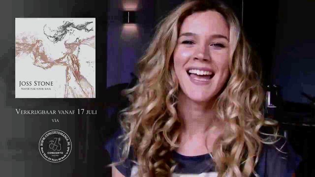 Joss Stone announcing new album Water For Your Soul