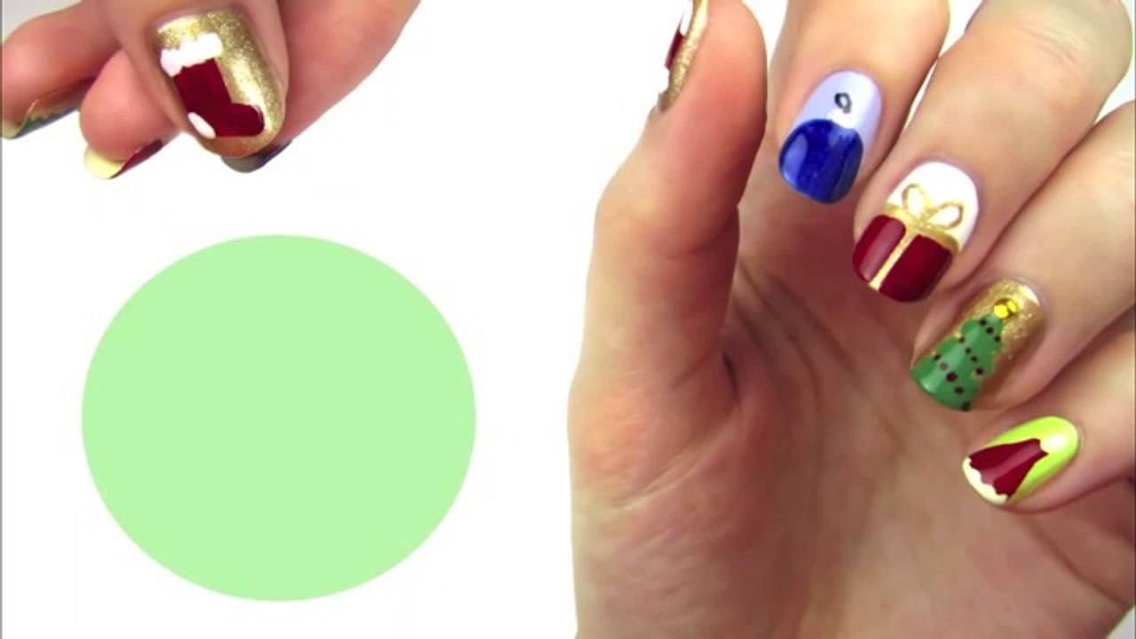 Nail Art for Christmas_ The NO TOOL Guide!