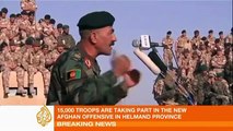 Nato-Afghan forces take on Taliban in Helmand province
