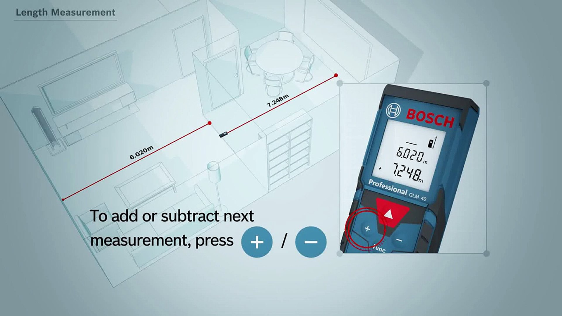 Bosch Laser Measure Glm 40 Professional Video Dailymotion