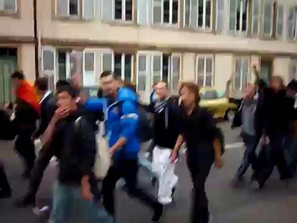 Manifestation lycéenne spontanée à Metz du Lycée Louis-Vincent