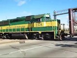 Railroad Crossing: East Raymond Street, Indianapolis, IN. Louisville & Indiana Railroad