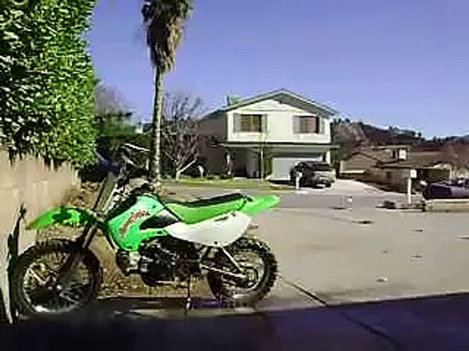 klx 110 burnout