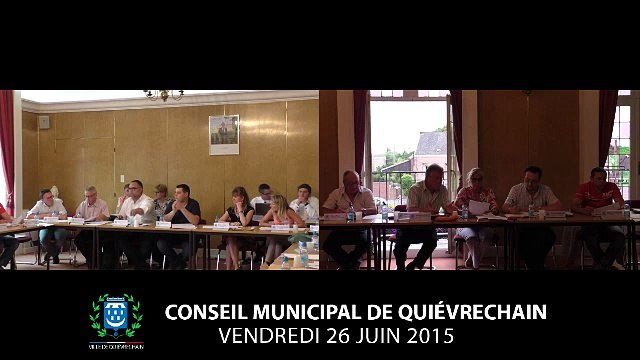 Conseil municipal du 26 Juin 2015 à Quiévrechain - Partie 2